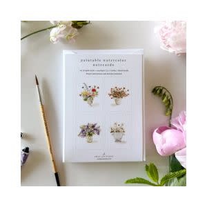 emily lex studio Paintable Notecards, Bouquets