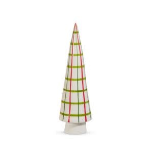 Plaid Tree, Large, 11 in.