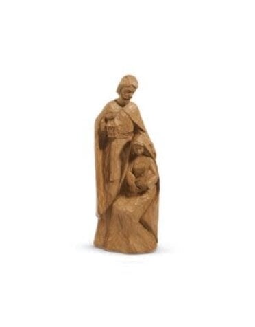 Carved Holy Family,  11.25 in.