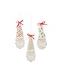Pattern Santa Ornament, 5 in !!