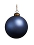 Matte Blue Ball Ornament, 4 in.