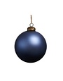 Matte Blue Ball Ornament, 4 in.