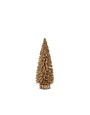 Glittered Trees, Gold, Small