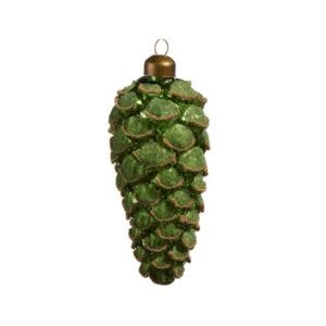 Green Pinecone Ornament, 5 in.