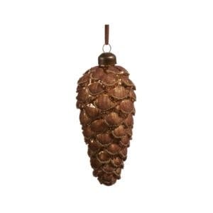 Brown Pinecone Ornament, 5 in.