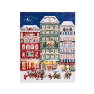 Holiday in the Village Lighted Wall Art, 18 in.