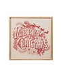 Merry Christmas Vintage Wall Decor, Red, 18 in !!