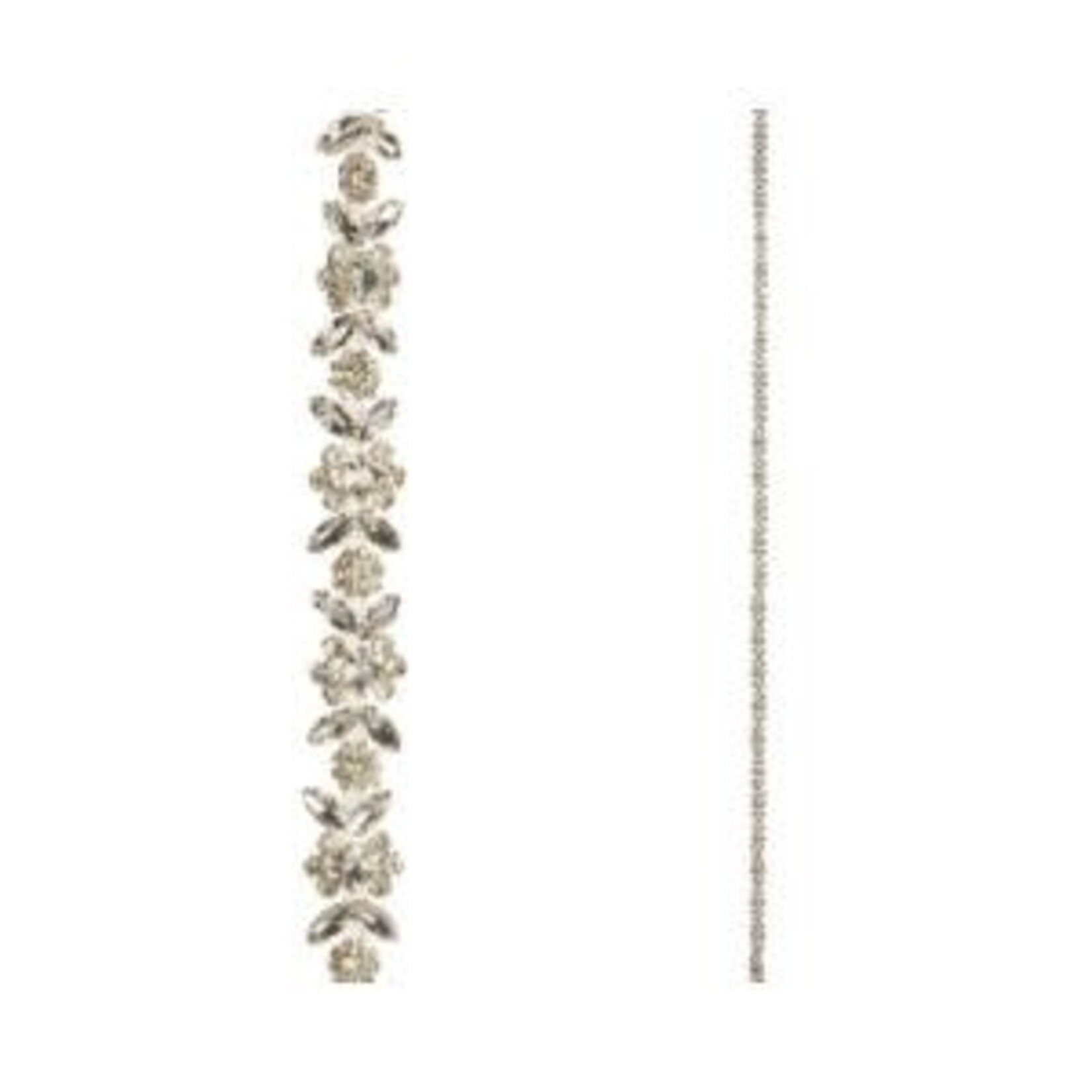 Clear Jeweled Garland, 6 ft.