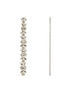 Clear Jeweled Garland, 6 ft.