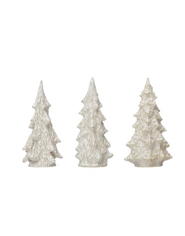 White Stoneware Tree, 15"