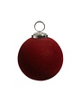 Berry Flocked Ball Ornament, 3 in.