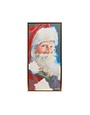 Santa Portrait Textured Framed Wall Art,  27.25 in !!
