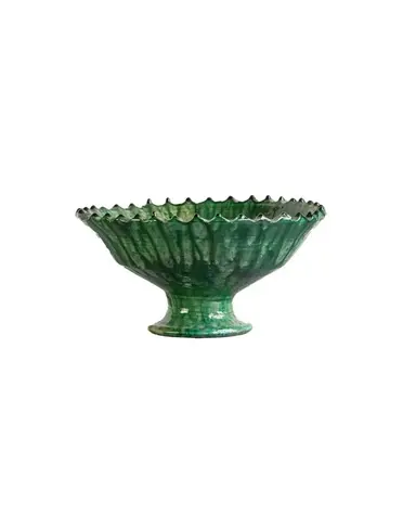 Tamegroute Compote Bowl, Green, Medium