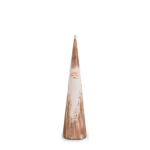 Natural Distressed Cone Santa, Medium, 13 in.