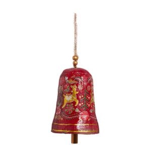 Folklore Reindeer Bell Ornament,  12 in. !!