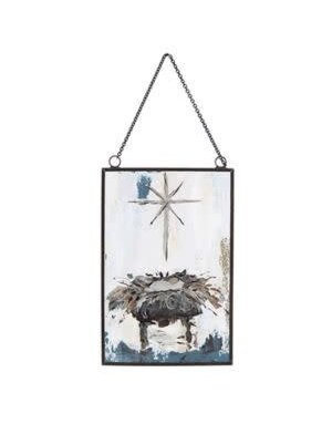Baby Jesus in Manger Ornament, 6 in. !!
