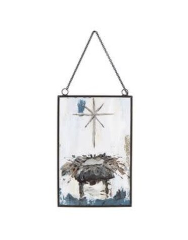 Baby Jesus in Manger Ornament, 6 in. !!