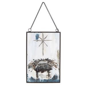 Baby Jesus in Manger Ornament, 6 in. !!