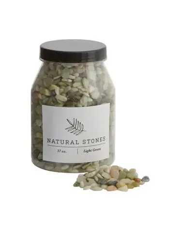 Natural Stones, Light Green, 22 Lbs.