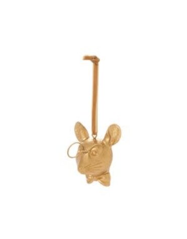 E&E Ornament Louie the Mouse, 1.5 X 2.5 X 2.75 in.