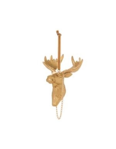 E&E Ornament Eugene the Moose, 2.5 X 4 X 5 in.