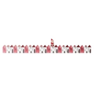 Wooden Santa Village Countdown Calendar, 29.5 in.