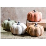 Fall Ceramic Pumpkins, Assorted Colors, 4.3 in.