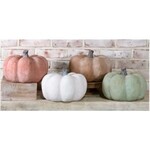 Fall Ceramic Pumpkins, Assorted Colors, 6.5 in.