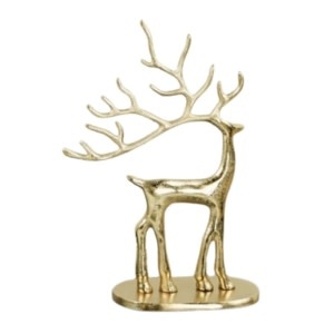 Gold Reindeer, 10 in.