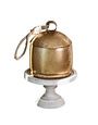 Bell Style Jar, Gold, 6 X 8 in.