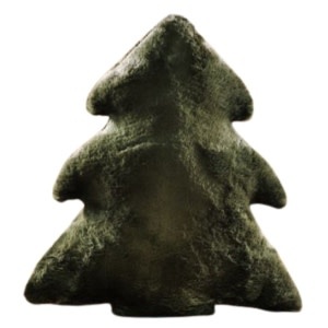 Tree Pillow, Green, 18 in.