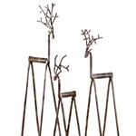 Iron Deer, Bronze, Large, 7 X 6 X 26 in.