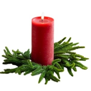 Pine Candle Ring, 6.5 in.