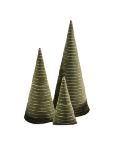 Velvet Cone Tree, Sage, Medium