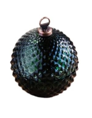 Diamond Ornament Jar, Green, 3 in.