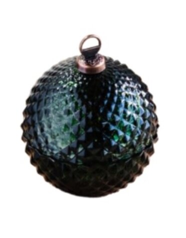 Diamond Ornament Jar, Green, 3 in.