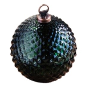 Diamond Ornament Jar, Green, 3 in.