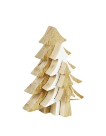 Inner Stacking Mango Wood Tree, 10 in.