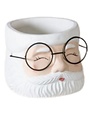 Santa Glasses Planter, Large, 6 in.