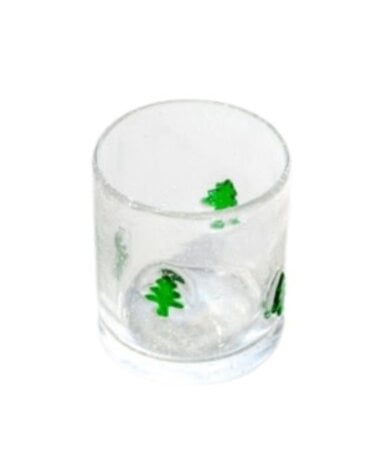 Christmas Tree Glass, 3.5 in.