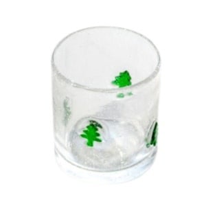 Christmas Tree Glass, 3.5 in.