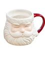Santa Mug, Eyes Closed, 5 in.