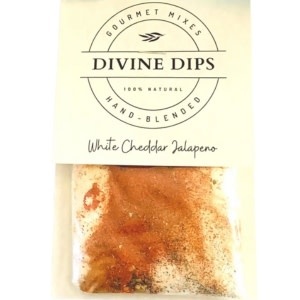 Divine Dips Seasoning Dip Mix, White Cheddar Jalapeno