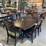 Canal Dover 42 x 72 Table, 2 12" Leaves Tobacco Finish