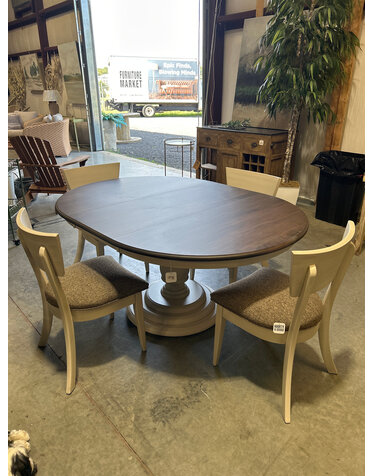 Canal Dover Round 48" Table Two Tone Finish