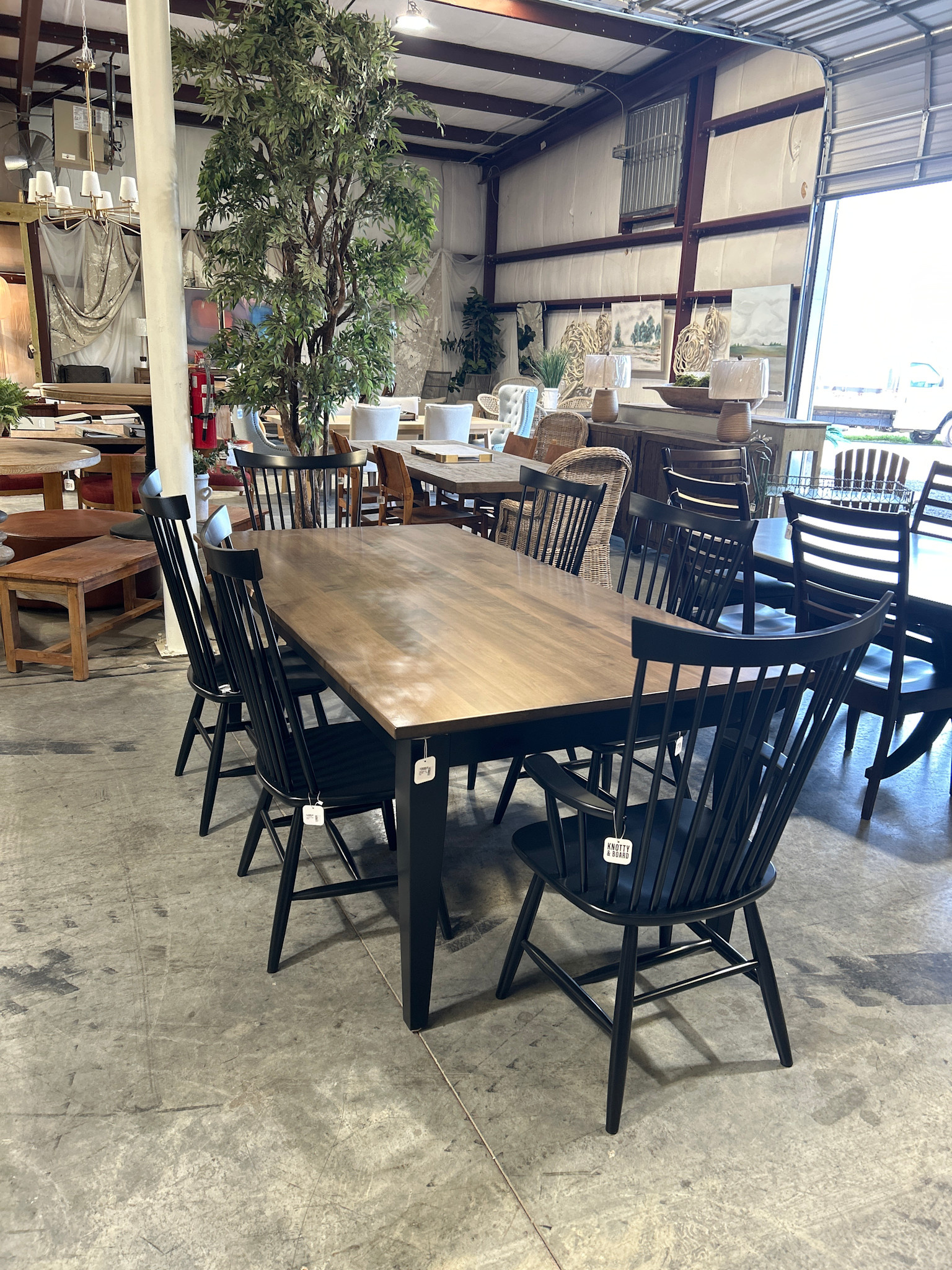 Canal Dover Rectangle 42 x 84 Table -  Two Tone