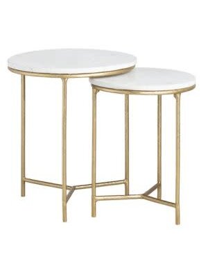 Athens Nested Tables, 20 X 20 X 23, Furniture Available for Local Delivery or Pick Up