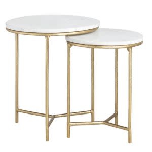 Athens Nested Tables, 20 X 20 X 23, Furniture Available for Local Delivery or Pick Up