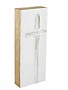 Tall Silver Cross Plaque