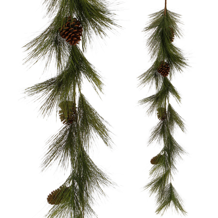 Long Needle Pine Garland, 5 ft.